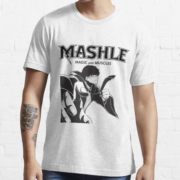 House Lang Hipster TShirts Mashle Magic And Muscles Anime Men