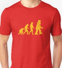 Roboter Evolution Unisex T-Shirt