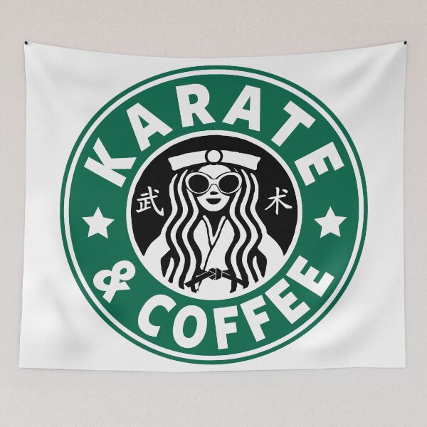 Item preview, KARATE - KARATE AND COFFEE designed and sold by ShirtWreck.