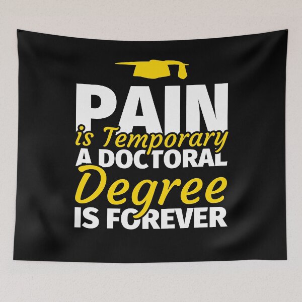 Item preview, PhD Graduation Gifts / Doctoral Degree / Funny PhD Sayings designed and sold by fabianb.