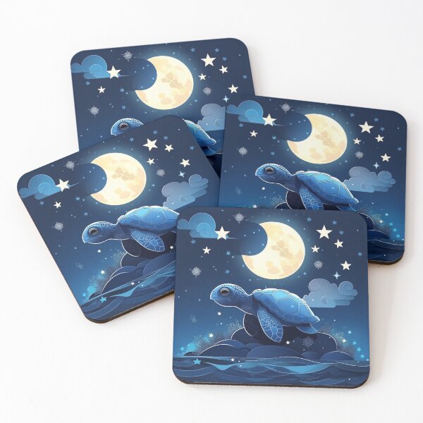 Item preview, Journey to Freedom: Baby Turtle's Starlit Adventure to the Sea designed and sold by PaintbrushPlace.