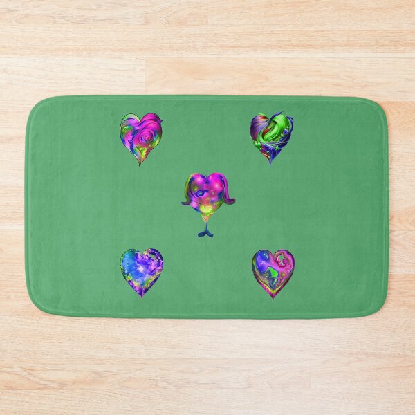 Item preview, Mermaid Hearts For Five Mermaids - Mermaid Theme Hearts 3 of 5 designed and sold by Beachy.