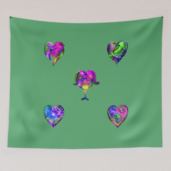 Item preview, Mermaid Hearts For Five Mermaids - Mermaid Theme Hearts 3 of 5 designed and sold by Beachy.