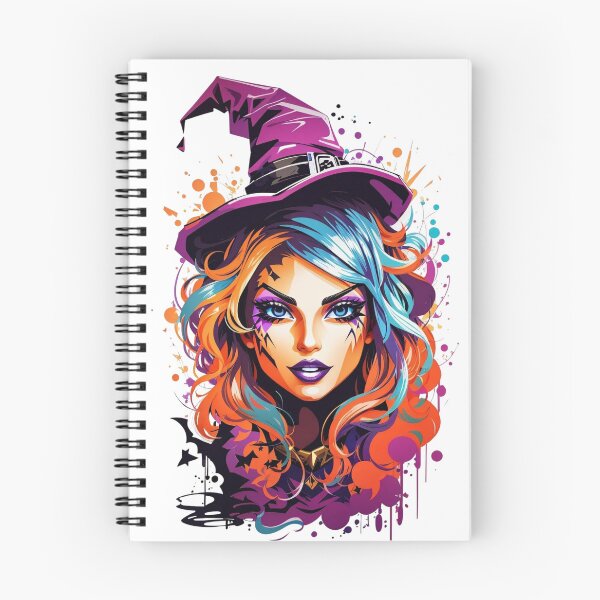 Item preview, Wickedly Stylish Halloween: Witchy Charms, Colored Haunt, and Bat-tastic Delights designed and sold by irosh madushan.