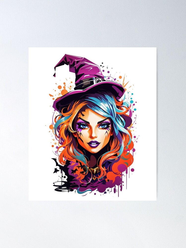 Wickedly Stylish Halloween: Witchy Charms, Colored Haunt, and Bat