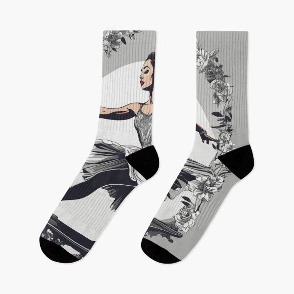 Aperçu de l'œuvre Ballet_girl_x008 créée et vendue par CreativeOceanCo.