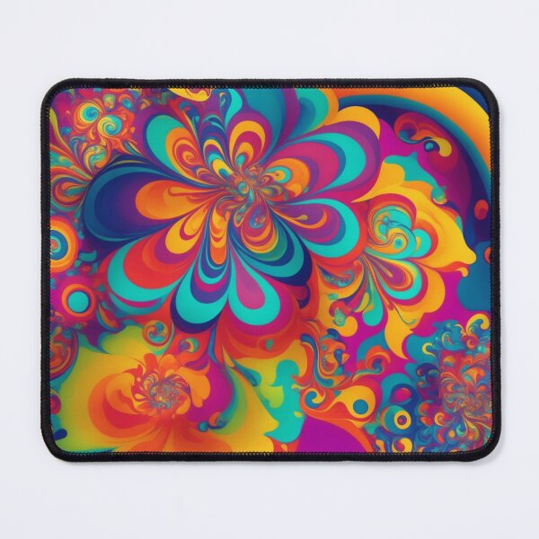 Item preview, Flower Power Colourful Flower Pattern designed and sold by druidwolfart.