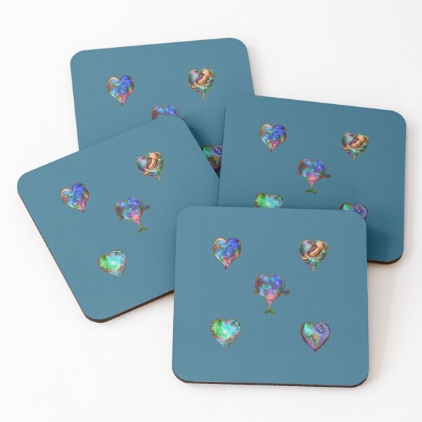 Item preview, Mermaid Hearts For Five Mermaids - Mermaid Theme Hearts 4 of 5 designed and sold by Beachy.