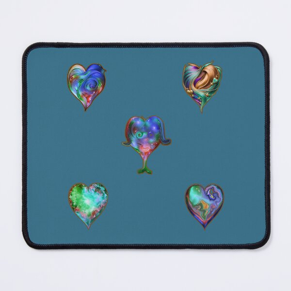 Item preview, Mermaid Hearts For Five Mermaids - Mermaid Theme Hearts 4 of 5 designed and sold by Beachy.