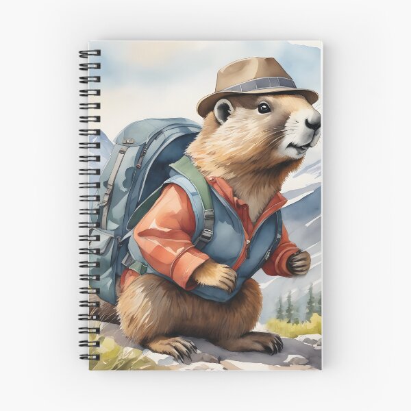 Item preview, funny marmot hikes in the mountains designed and sold by Mauswohn.