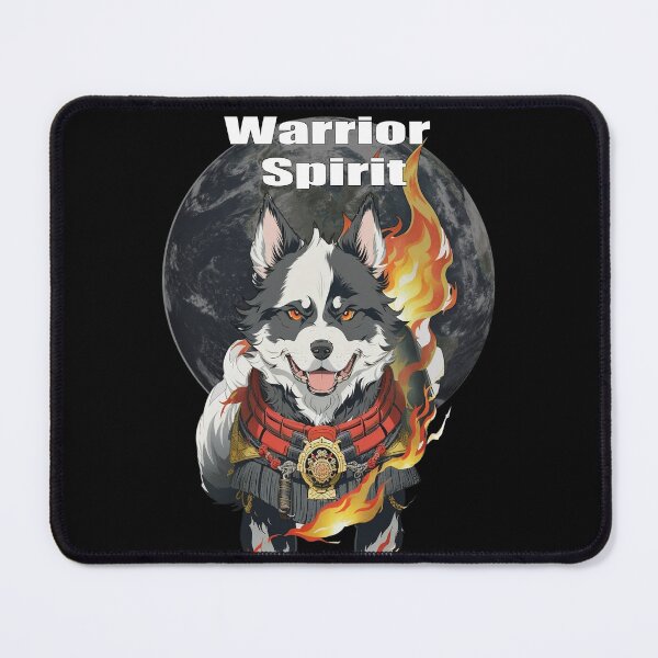 Item preview, Warrior Spirit Dog Flame Earth designed and sold by ThanaDesign.