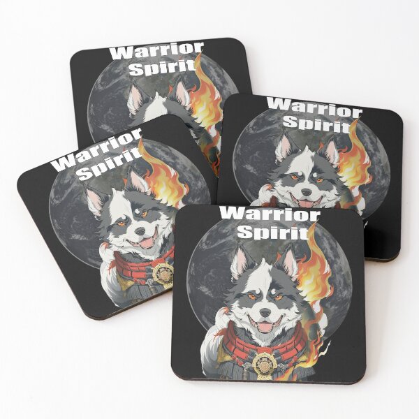Item preview, Warrior Spirit Dog Flame Earth designed and sold by ThanaDesign.