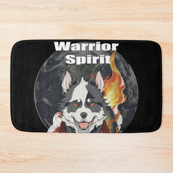 Item preview, Warrior Spirit Dog Flame Earth designed and sold by ThanaDesign.