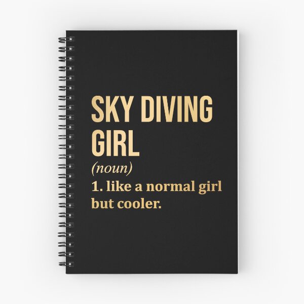 Item preview, Skydiving Girl Definition in Gold designed and sold by XCIV.