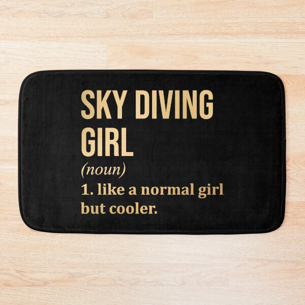 Item preview, Skydiving Girl Definition in Gold designed and sold by XCIV.