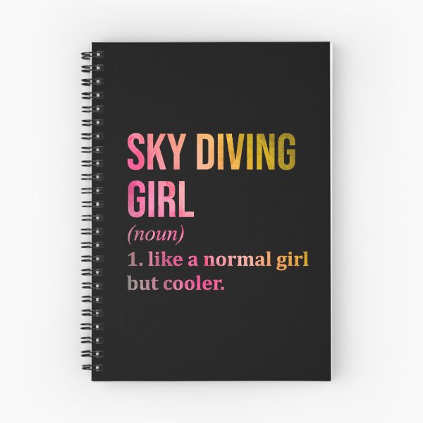Item preview, Skydiving Girl Definition in Watercolor designed and sold by XCIV.