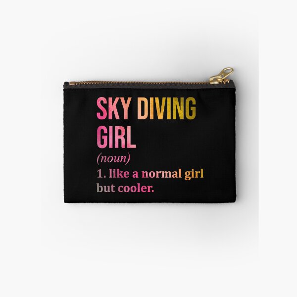 Item preview, Skydiving Girl Definition in Watercolor designed and sold by XCIV.