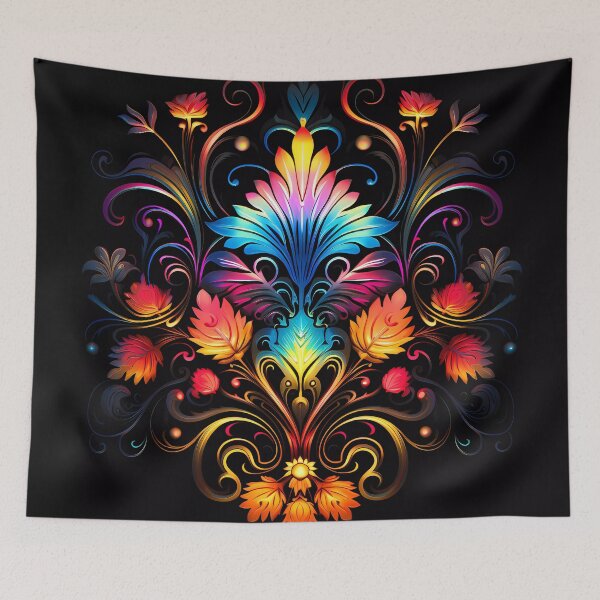 Item preview, "Hyper Realism Unleashed: Neon Ink Masterpiece" designed and sold by Art-Vortex-fr.