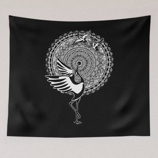 Item preview, Mandala Power Animals Crane Motif Mandala Totem Animals  designed and sold by AnnaMDesign.