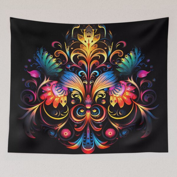 Item preview, "Hyper Realism Unleashed: Neon Ink Masterpiece" designed and sold by Art-Vortex-fr.