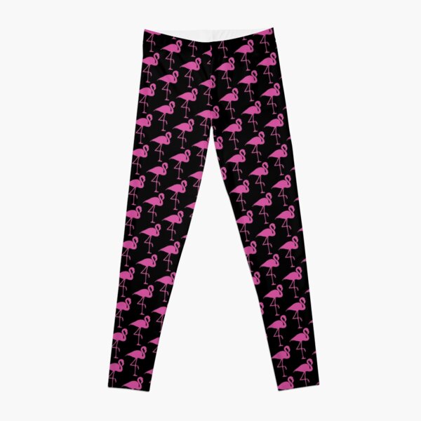 Animated Flamingo Leggings by Auraless