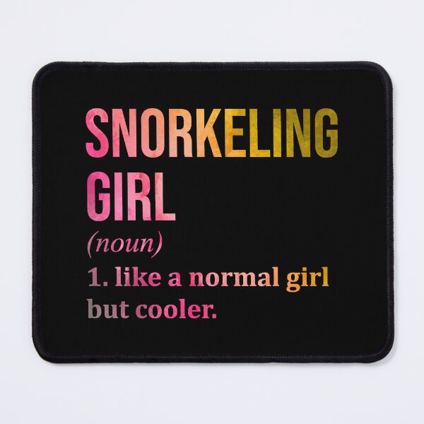 Item preview, Snorkeling Girl Definition in Watercolor designed and sold by XCIV.