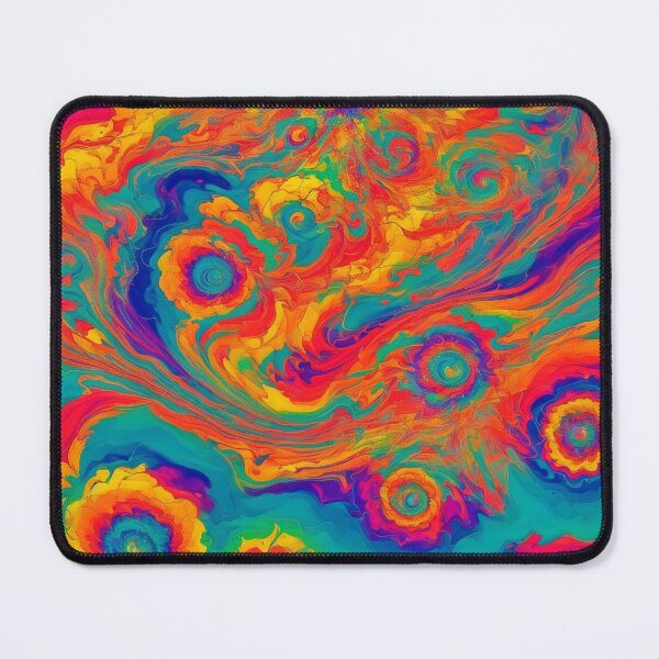 Item preview, Flower Power Colourful Flower Pattern designed and sold by druidwolfart.