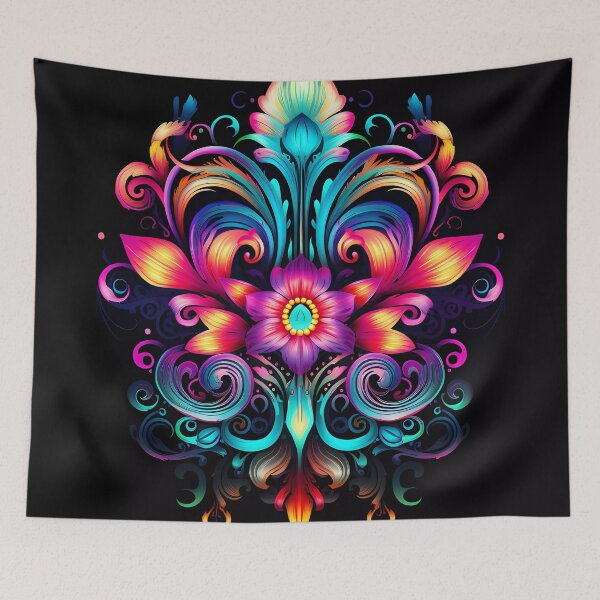 Item preview, "Hyper Realism Unleashed: Neon Ink Masterpiece" designed and sold by Art-Vortex-fr.