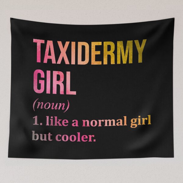 Item preview, Taxidermy Girl Definition in Watercolor designed and sold by XCIV.