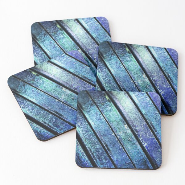 Item preview, Metal Macro 1 - Blue Wall Art  designed and sold by ArtRamenUSA.