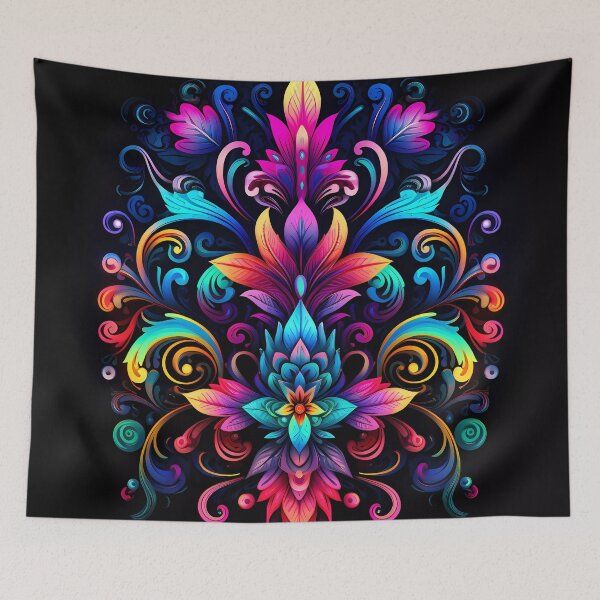Item preview, "Hyper Realism Unleashed: Neon Ink Masterpiece" designed and sold by Art-Vortex-fr.