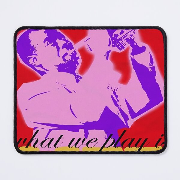 Artikelvorschau, Louis Armstrong Was wir spielen, ist das Leben entworfen und verkauft von Sylvanny.