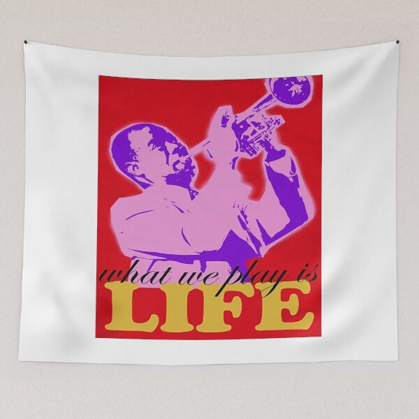 Item preview, Louis Armstrong What We Play is Life designed and sold by Sylvanny.