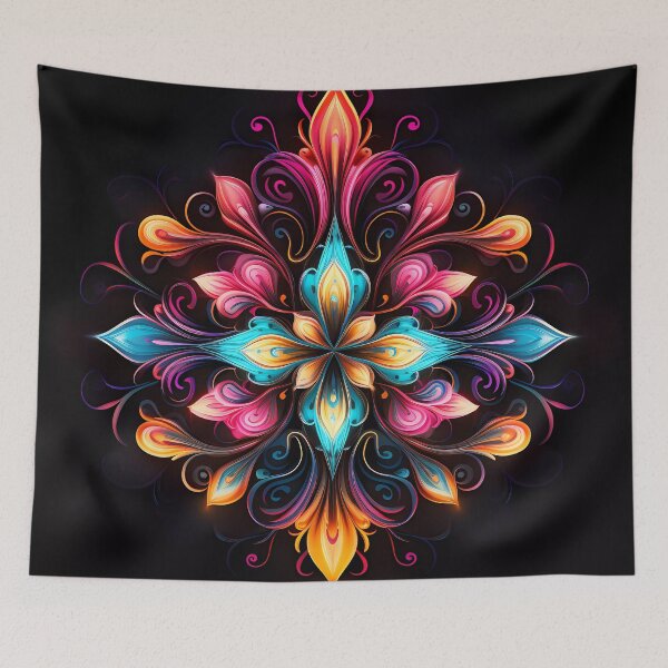 Item preview, "Hyper Realism Unleashed: Neon Ink Masterpiece" designed and sold by Art-Vortex-fr.