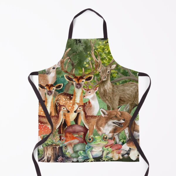 Item preview, Watercolor illustration of forest animals designed and sold by MaddieMaddox.