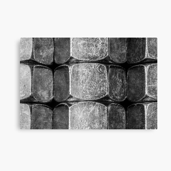 Item preview, Metal Macro 3 - Black and White Wall Art  designed and sold by ArtRamenUSA.