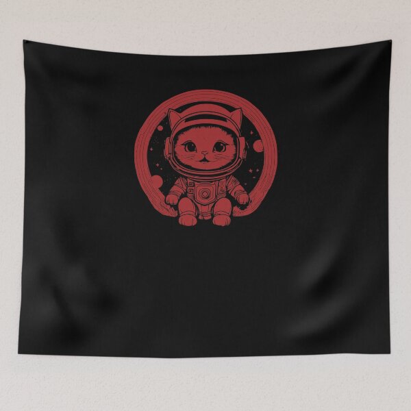 Item preview, Cute Kitten Astronaut - Brown designed and sold by Soulemotion.