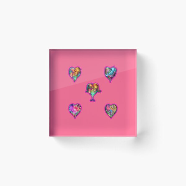Item preview, Mermaid Hearts For Five Mermaids - Mermaid Theme Hearts 5 of 5 designed and sold by Beachy.