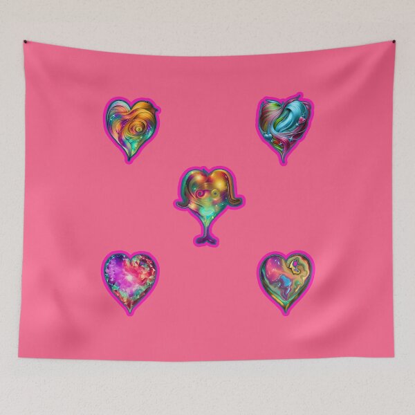Item preview, Mermaid Hearts For Five Mermaids - Mermaid Theme Hearts 5 of 5 designed and sold by Beachy.