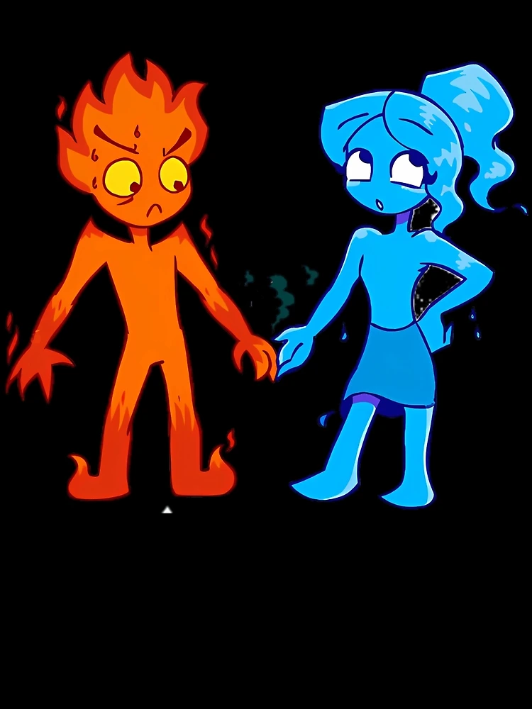 Elemental Fire boy and Water girl Poster for Sale by S-Jeffrey