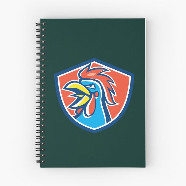 Item preview, Cockerel Rooster Crowing Head Shield designed and sold by MaximoWisoky.