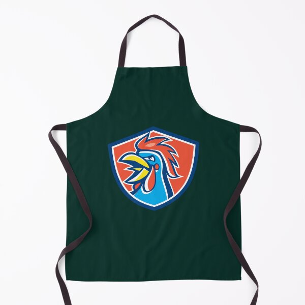 Item preview, Cockerel Rooster Crowing Head Shield designed and sold by MaximoWisoky.