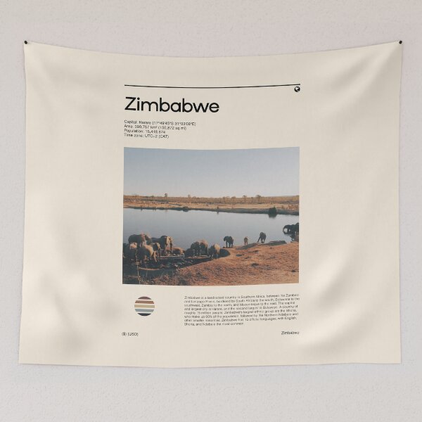Item preview, Visit Zimbabwe (Travel poster) designed and sold by RabbitK.