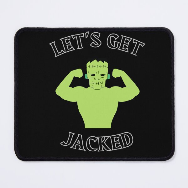 Item preview, Let's Get Jacked - Halloween Green Frankenstein designed and sold by youcanpowerlift.