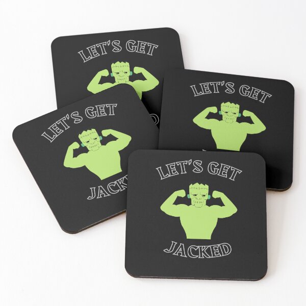 Item preview, Let's Get Jacked - Halloween Green Frankenstein designed and sold by youcanpowerlift.