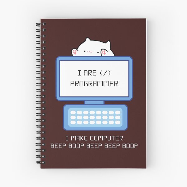 Item preview, I Are Programmer Computer Cat Beep Boop designed and sold by TeeStory13.
