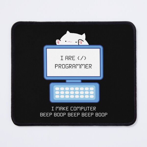 Item preview, I Are Programmer Computer Cat Beep Boop designed and sold by TeeStory13.