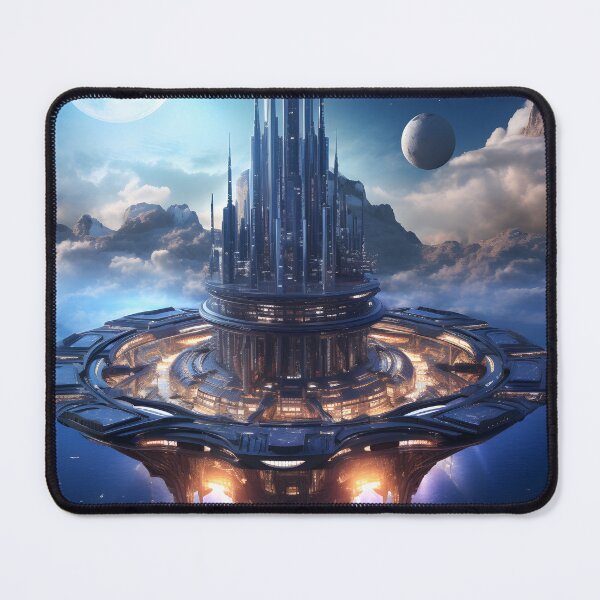 Item preview, Sleek Futuristic Celestial Odyssey | Digital Art Decor designed and sold by Shirtastically.