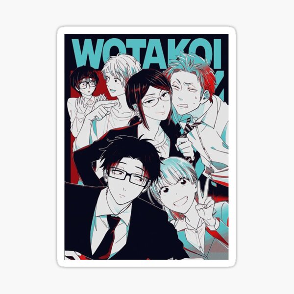 Wotaku ni Koi wa Muzukashii Sticker for Sale by KeatonOsinski
