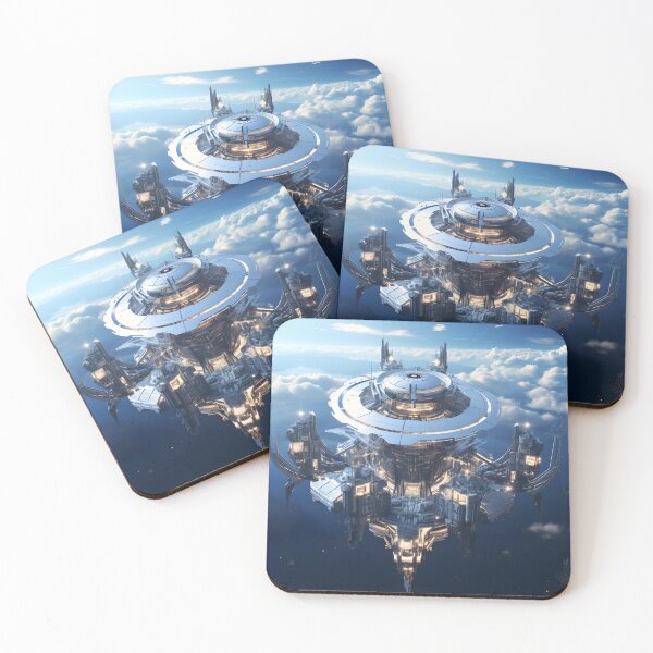 Item preview, Futuristic Astral Journeys | Digital Art Poster designed and sold by Shirtastically.